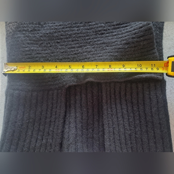 All Saints Black Ribbed Women's Knit Sweater - Picture 7 of 11